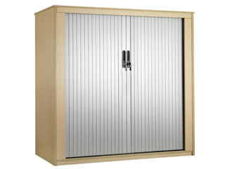 Desk Height Tambour Unit