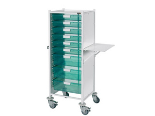 VISTA 120 Trolley - 6 Single/3 Double Green Trays