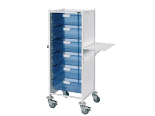 VISTA 120 Trolley - 6 Double Blue Trays