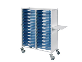 VISTA 240 Trolley - 24 Single Blue Trays