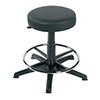 Gas-lift Stool with Foot Ring and 5 Glides