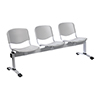 3 Section Visitor Seating Module with 3 Seats & Backs
