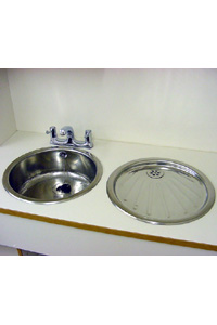PANEL-FIT:Single Bowl Sink with Taps