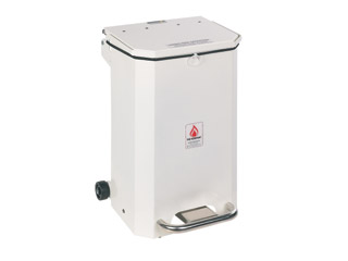 20 Litre Clinical Waste Bin with White Lid - General use