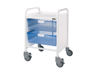 Vista 20 Trolley - 2 Double Blue Trays