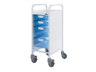 Vista 30 Trolley - 2 Single/2 Double Blue Trays