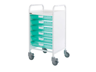 Vista 50 Vet Trolley - 6 Single Green Trays