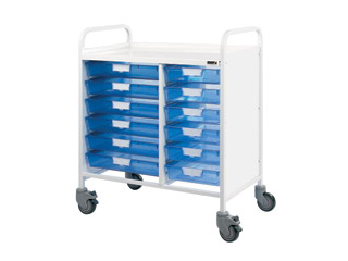 Vista 80 Trolley - 12 Single Blue Trays