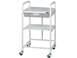 Vista 10 Trolley - 1 Clear Tray & 1 Shelf