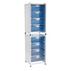 High Level Module - 8 Double Blue Trays style=