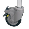 4 Anti-static Castors (Front 2 Braked)