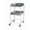 Dressing Trolley - 2 Stainless Steel Trays style=