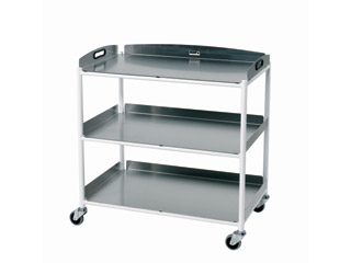 Dressings Trolley - 3 Stainless Steel Trays