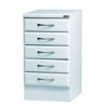 500mm 5 Drawer Pack (without locks) - Cool Blue