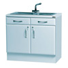 1000mm Sink Unit (excluding sink/taps) - Cool Blue