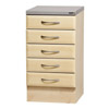 500mm 5 Drawer Pack (without locks) - Beech