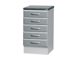 500mm 5 Drawer Pack (without locks) - Titanium