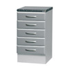 500mm 5 Drawer Pack (without locks) - Titanium