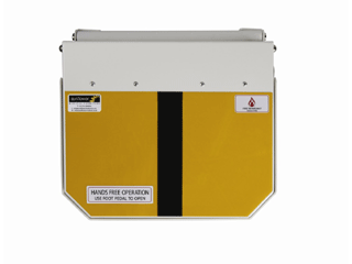 20 Litre Clinical Waste Bin with Yellow & Black Lid - Offensive/Hygiene waste