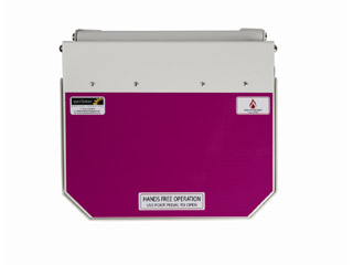 20 Litre Clinical Waste Bin with Purple Lid - Cytotoxic & Cytostatic waste