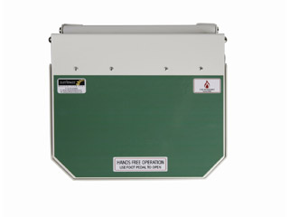 20 Litre Clinical Waste Bin with Green Lid - User defined
