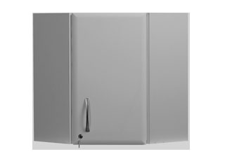 Corner Wall Unit - Titanium