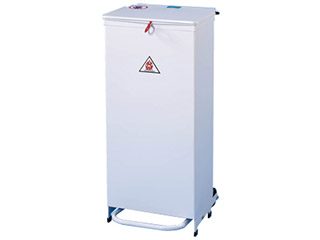 Hands Free Fire Retardant 90 Litre Bin