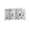Controlled Drug Cabinet 255 Litre with 8 shelves/8 trays (4 at each side), two doors