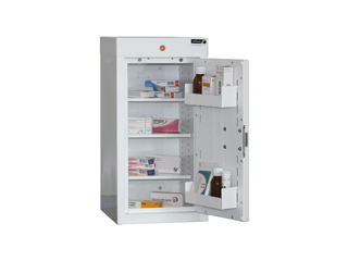 Medicine Cabinet 54 Litre with 3 shelves & 3 door trays, one door