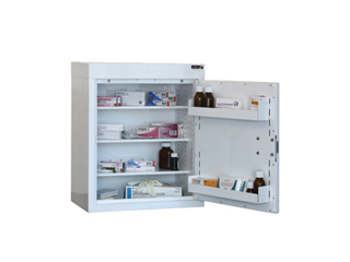 Medicine Cabinet 90 Litre with 3 shelves & 3 door trays, one door