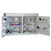 Medicine Cabinet 180 Litre with 6 shelves & 6 door trays, two doors