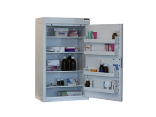 Medicine Cabinet 127 Litre with 4 shelves & 4 door trays, one door