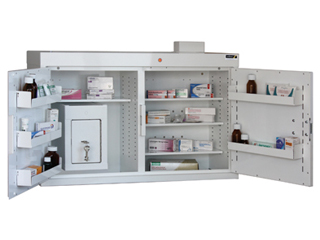 Medicine Cabinet 180 Litre with 17 Litre Inner Drug Cabinet