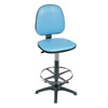 High level gas-lift chair with foot ring