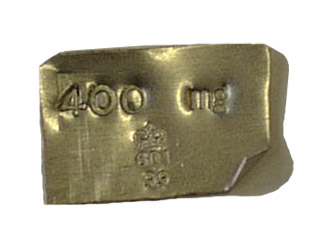 Flat Aluminium Weight  400mg