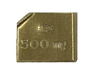 Flat Aluminium Weight  500mg