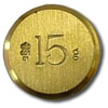 Brass Disc Weight  15g