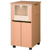 Bedside Locker Cabinet with Integral Drug Cabinet & Pod-Standard Locking Metal Perforated Door