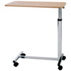Overbed Table-Economical-Chrome Legs And Beech Top