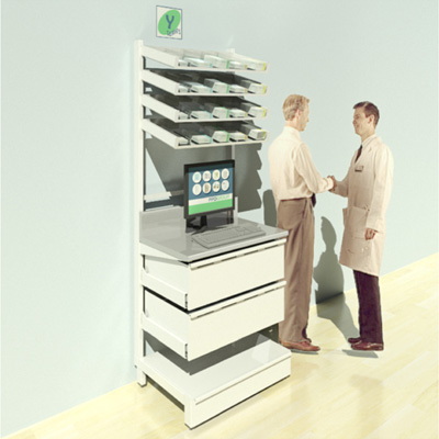 FY-003T Full Height Pharmacy Shelving