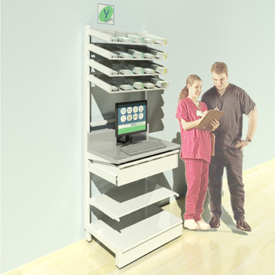 FY-006T Full Height Pharmacy Shelving