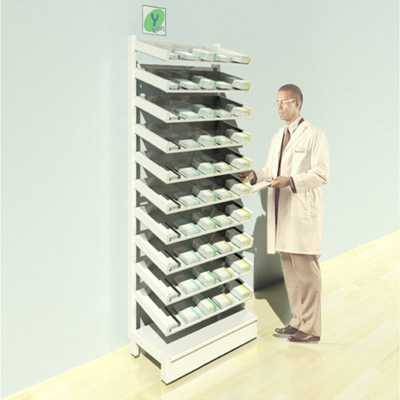 FY-010T Full Height Pharmacy Shelving