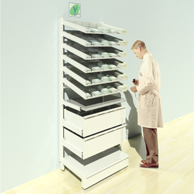 FY-011T Full Height Pharmacy Shelving