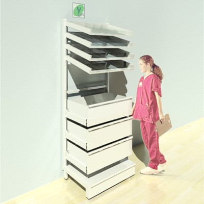 FY-012T Full Height Pharmacy Shelving