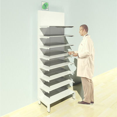 FY-014T Full Height Pharmacy Shelving