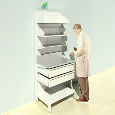 FY-015T Full Height Pharmacy Shelving