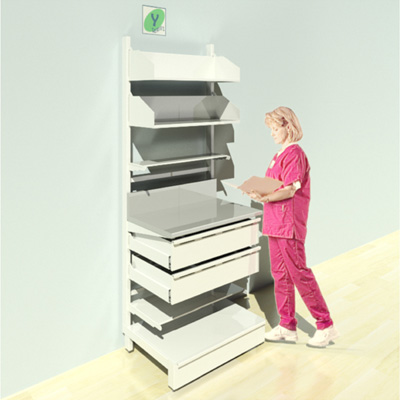 FY-018T Full Height Pharmacy Shelving