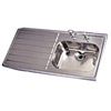 HTM64 1200 x 600 Sit-on Stainless Steel Sink - Bowl on Right