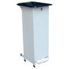 Fire Retardant Bodied Sack Holder - 20 Litre with White Body & Black Lid