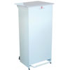 Fire Retardant Bodied Sack Holder - 60 Litre with White Body & Lid